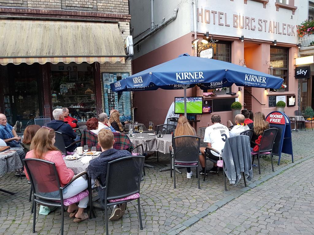 Hotel-Cafe-Burg Stahleck Bacharach Eksteriør billede